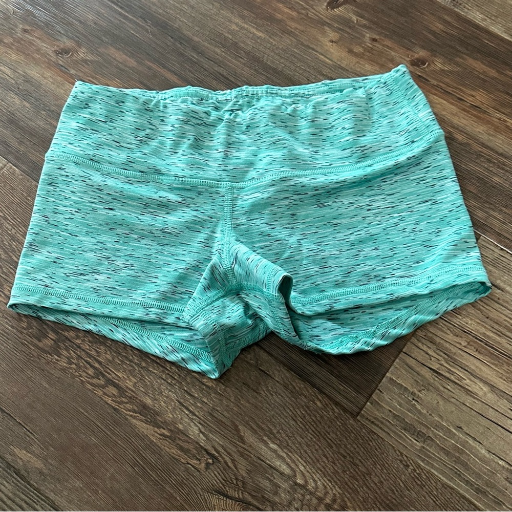 FLEO CrossFit workout booty mint green athletic shorts women's Small
